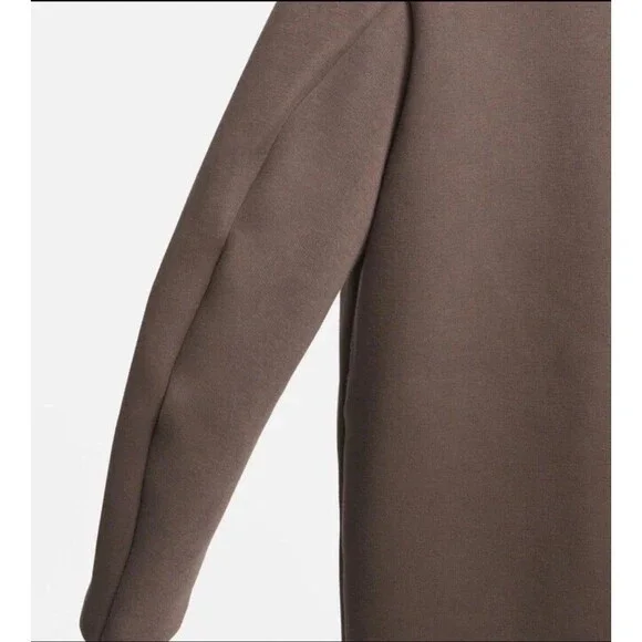Nike Men's Medium Tech Fleece Reimagined Men's Trench Coat Brown FN0601-237 New